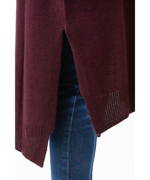 スリットロングニットワンピース（ワンピース）｜ElegChic（エレグシック）