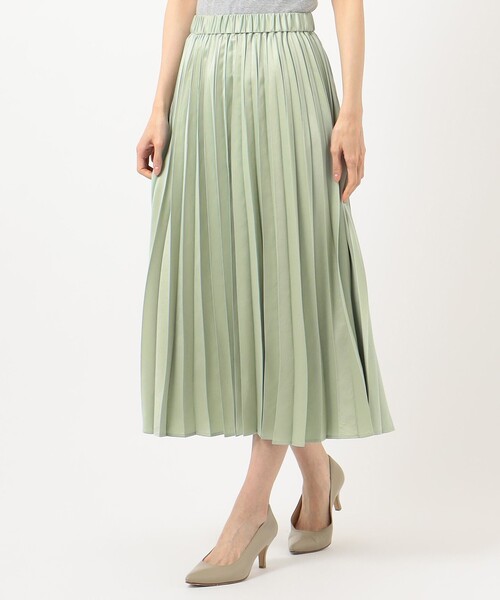 セール】【洗える】ダブルプリーツ スカート（スカート）｜ANY（エニィ