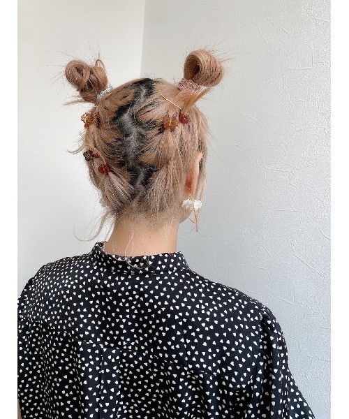 JUMELLE（ジュメロ）の「グリッターゴム（ヘアゴム・レディース・シルバー/ピンク/パープル/ベージュ・FREE）」の6枚目の写真