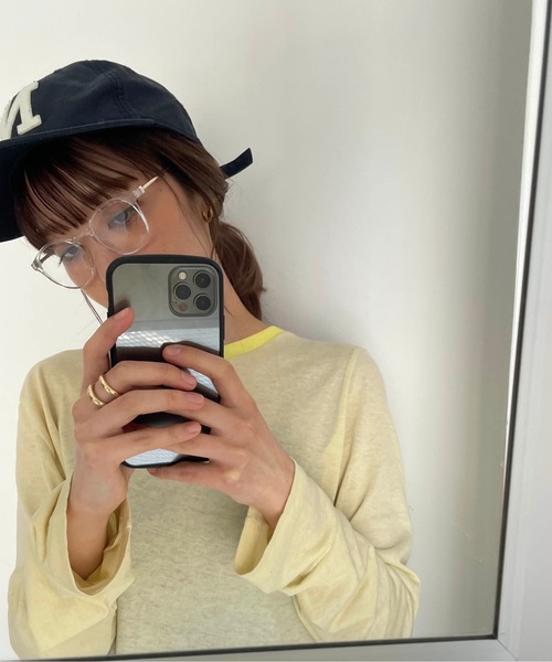 CANAL JEAN（キャナルジーン）の「Dume(デューム) クリアレンズダテメガネ（メガネ・レディース・ブラック/クリア・ONE SIZE）」の8枚目の写真