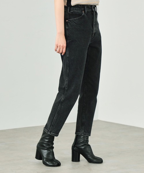 EDWIN(エドウィン)の「essentials マムズデニムパンツ(デニムパンツ・レディース・ダークインディゴブルー/ケミカルウォッシュ/ブラック/ライトインディゴブルー/ブラック系その他2/インディゴブルー・SMALL/LARGE/MEDIUM/X-SMALL)」の10枚目の写真