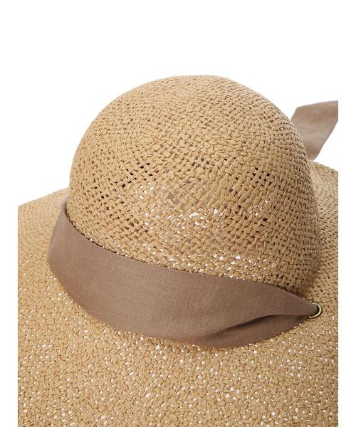 Green　Parks（グリーンパークス）の「・リボンつきハット＊（ハット・レディース・ベージュ/キャメル・FREE）」の17枚目の写真