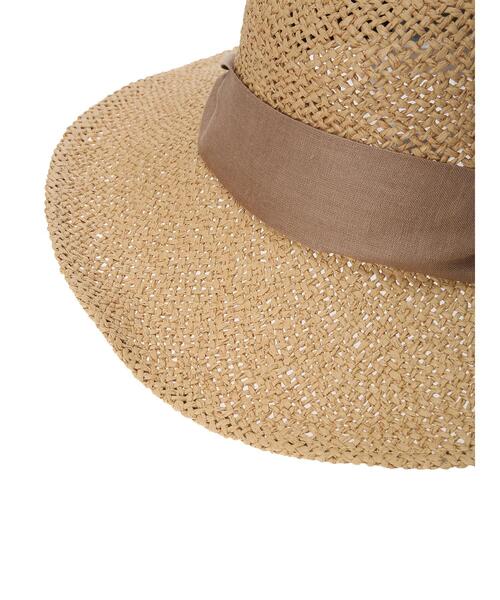 Green　Parks（グリーンパークス）の「・リボンつきハット＊（ハット・レディース・ベージュ/キャメル・FREE）」の18枚目の写真