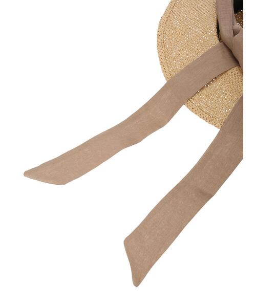 Green　Parks（グリーンパークス）の「・リボンつきハット＊（ハット・レディース・ベージュ/キャメル・FREE）」の20枚目の写真