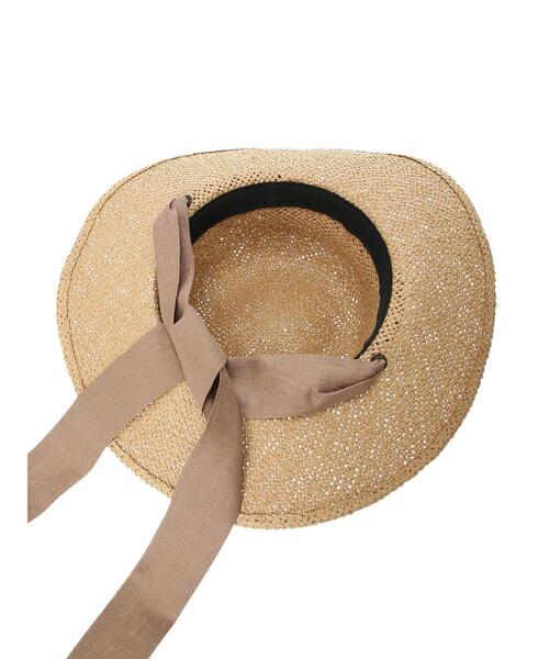 Green　Parks（グリーンパークス）の「・リボンつきハット＊（ハット・レディース・ベージュ/キャメル・FREE）」の21枚目の写真