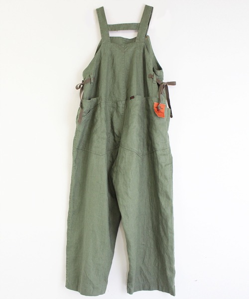 URCH RNA(アーチ アールエヌエー)の「O0643 リネンオーバーサロペット【URCH】(サロペット/オーバーオール・レディース・オリーブ/キナリ/ライトベージュ・MEDIUM)」の15枚目の写真