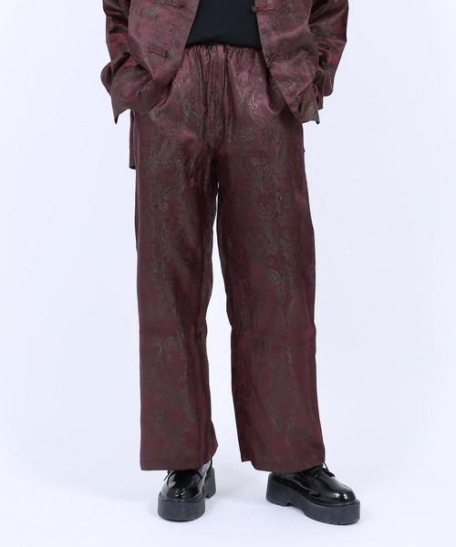 PUNYUS（プニュズ）の「チャイナ柄パンツ（その他パンツ・レディース・ブラック/グレー/ブルー/ワイン/ネイビー・4/3/1/2）」の5枚目の写真