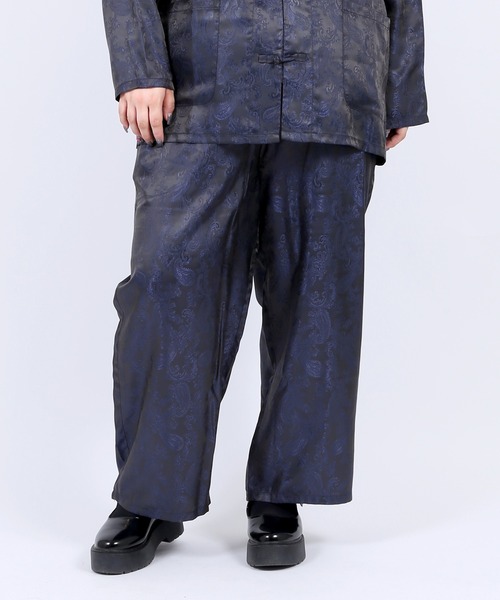 PUNYUS（プニュズ）の「チャイナ柄パンツ（その他パンツ・レディース・ブラック/グレー/ブルー/ワイン/ネイビー・4/3/1/2）」の16枚目の写真