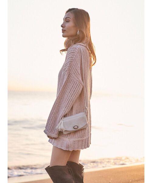 To the sea（トゥーザシー）の「コンチョウォレットバック（ショルダーバッグ・レディース・ピンク/ターコイズブルー・FREE）」の8枚目の写真