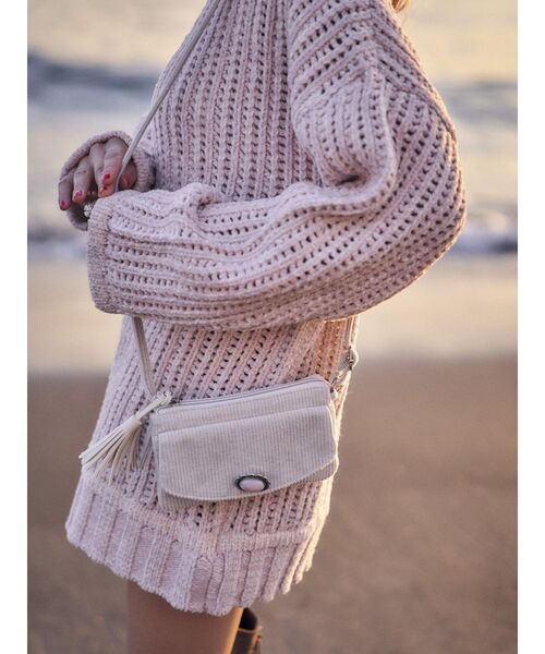 To the sea（トゥーザシー）の「コンチョウォレットバック（ショルダーバッグ・レディース・ピンク/ターコイズブルー・FREE）」の9枚目の写真