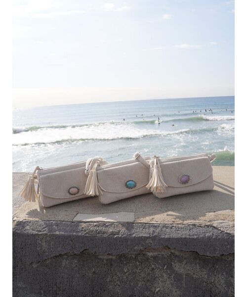 To the sea（トゥーザシー）の「コンチョウォレットバック（ショルダーバッグ・レディース・ピンク/ターコイズブルー・FREE）」の10枚目の写真