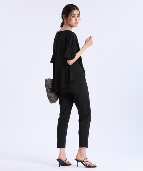 INED CLARO（イネドクラロ）の「【WEB限定】《INED CLARO》フレアスリーブブラウス（シャツ/ブラウス・レディース・サンドグレー/グリーン系その他/パープル/ホワイト/ブラック・9号/7号）」の20枚目の写真