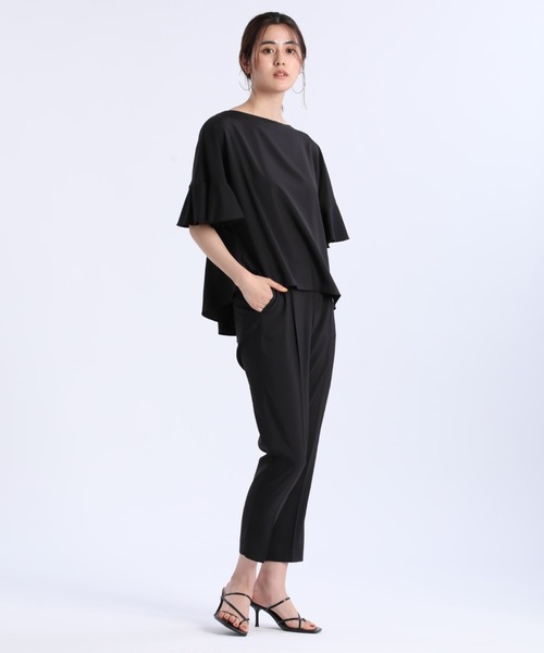 INED CLARO（イネドクラロ）の「【WEB限定】《INED CLARO》フレアスリーブブラウス（シャツ/ブラウス・レディース・サンドグレー/グリーン系その他/パープル/ホワイト/ブラック・9号/7号）」の21枚目の写真