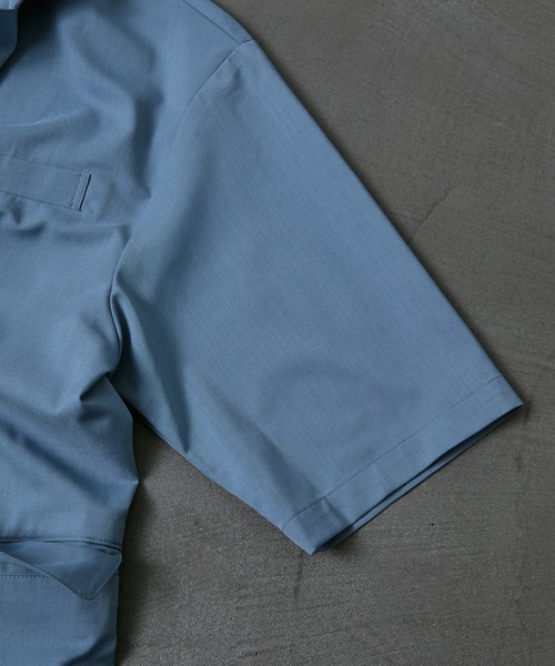 PUBLUX（パブリュクス）の「【PUBLUX/パブリュクス×ベルエポック】セットアップ ショートスリーブテーラードジャケット&センタープレスフレアスラックス（セットアップ・メンズ・ブラック/ブラウン/ブルー・SMALL/MEDIUM/LARGE）」の14枚目の写真