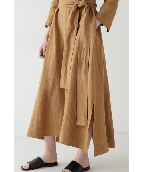 BOSCH(ボッシュ)の「◆フレンチルリネンカフタンワンピース(ワンピース・レディース・ブラック/ブラウン・36/38)」の8枚目の写真