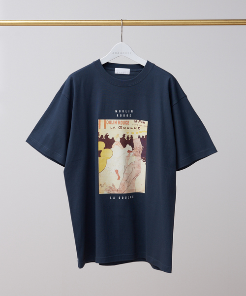 ABAHOUSE(アバハウス)の「【LAUTREC】 MoulinRouge(Tシャツ/カットソー・メンズ・ホワイト/グレイッシュブルー/スミクロ・44/46/48/50)」の1枚目の写真