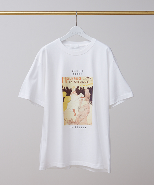 ABAHOUSE(アバハウス)の「【LAUTREC】 MoulinRouge(Tシャツ/カットソー・メンズ・ホワイト/グレイッシュブルー/スミクロ・44/46/48/50)」の4枚目の写真