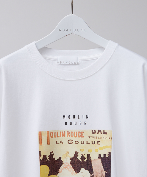 ABAHOUSE(アバハウス)の「【LAUTREC】 MoulinRouge(Tシャツ/カットソー・メンズ・ホワイト/グレイッシュブルー/スミクロ・44/46/48/50)」の6枚目の写真