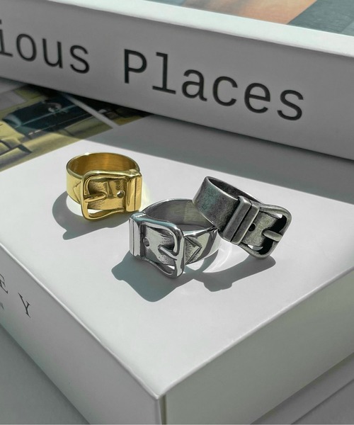 PairPair（ペアペア）の「ベルトリング（ユニセックス）（リング・メンズ・シルバー/ゴールド/アンティークシルバー・10号/16号）」の7枚目の写真