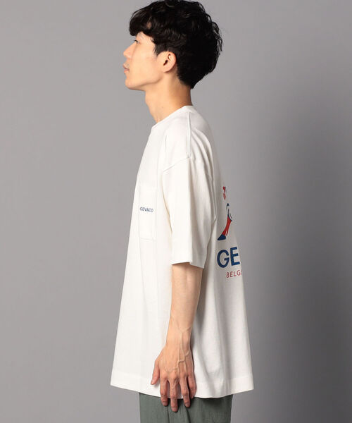 GLOSTER（グロスター）の「【GEVACO/ゲバコ】バックプリントTee（Tシャツ/カットソー・メンズ・ホワイト・42/38/40）」の2枚目の写真