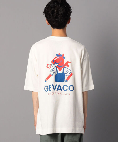 GLOSTER（グロスター）の「【GEVACO/ゲバコ】バックプリントTee（Tシャツ/カットソー・メンズ・ホワイト・42/38/40）」の4枚目の写真