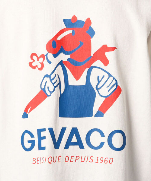 GLOSTER（グロスター）の「【GEVACO/ゲバコ】バックプリントTee（Tシャツ/カットソー・メンズ・ホワイト・42/38/40）」の9枚目の写真