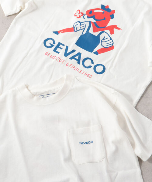 GLOSTER（グロスター）の「【GEVACO/ゲバコ】バックプリントTee（Tシャツ/カットソー・メンズ・ホワイト・42/38/40）」の22枚目の写真