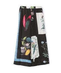 caban | CABaN シルク パネルボタニカルワイドパンツ(その他パンツ)