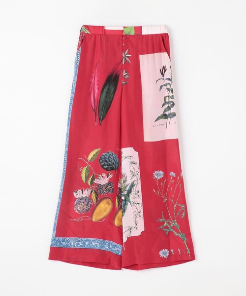 caban（キャバン）の「シルク パネルボタニカルワイドパンツ（その他パンツ・レディース・ブラック系その他/ピンク系その他/オレンジ系その他/グリーン系その他・S/XS）」の3枚目の写真