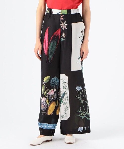 caban（キャバン）の「シルク パネルボタニカルワイドパンツ（その他パンツ・レディース・ブラック系その他/ピンク系その他/オレンジ系その他/グリーン系その他・S/XS）」の7枚目の写真