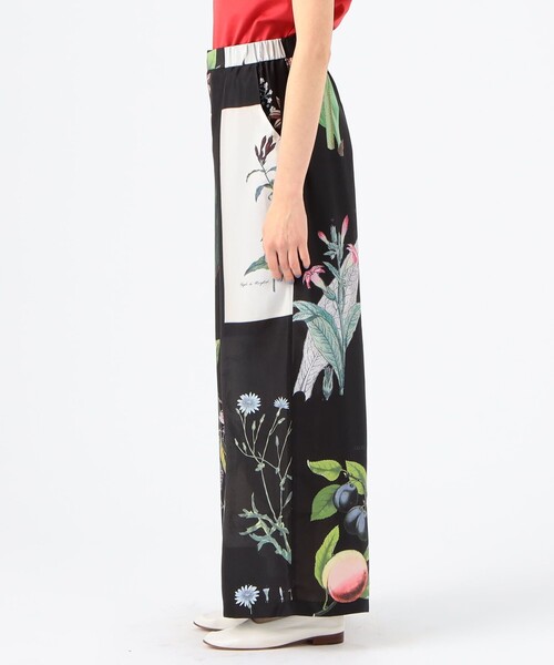 caban（キャバン）の「シルク パネルボタニカルワイドパンツ（その他パンツ・レディース・ブラック系その他/ピンク系その他/オレンジ系その他/グリーン系その他・S/XS）」の8枚目の写真