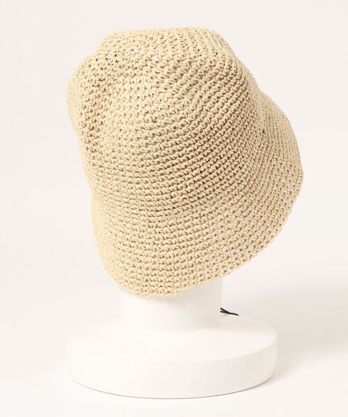 SANSeLF(サンセルフ)の「【SANSeLF】straw bucket hat sana21(ハット・レディース・ブラック/グリーン/ライトベージュ・FREE)」の15枚目の写真