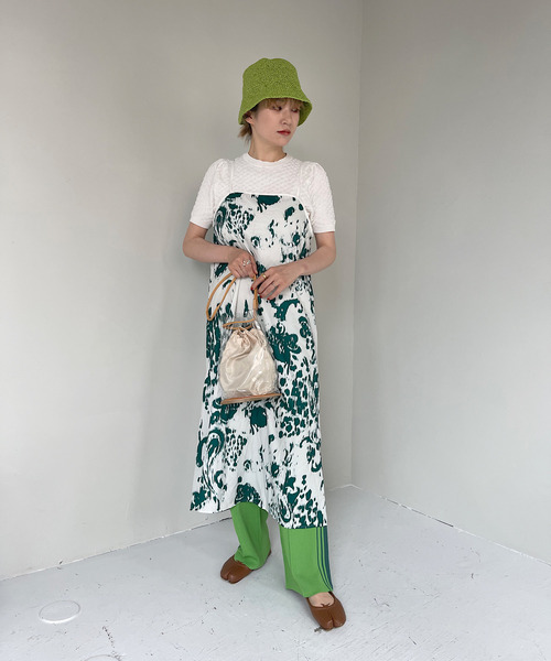 SANSeLF(サンセルフ)の「【SANSeLF】straw bucket hat sana21(ハット・レディース・ブラック/グリーン/ライトベージュ・FREE)」の8枚目の写真