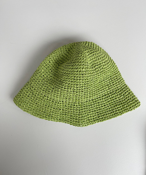 SANSeLF(サンセルフ)の「【SANSeLF】straw bucket hat sana21(ハット・レディース・ブラック/グリーン/ライトベージュ・FREE)」の11枚目の写真