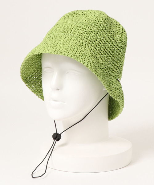 SANSeLF(サンセルフ)の「【SANSeLF】straw bucket hat sana21(ハット・レディース・ブラック/グリーン/ライトベージュ・FREE)」の20枚目の写真