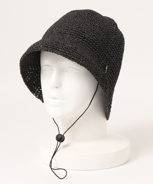 SANSeLF(サンセルフ)の「【SANSeLF】straw bucket hat sana21(ハット・レディース・ブラック/グリーン/ライトベージュ・FREE)」の21枚目の写真