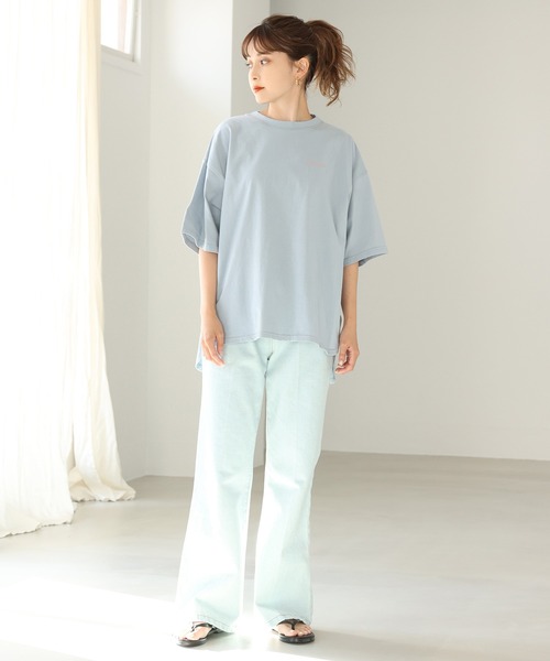 one after another NICE CLAUP（ワンアフターアナザーナイスクラップ）の「フェイクレザートングサンダル（サンダル・レディース・ブラック/アイボリー・SMALL/MEDIUM/LARGE）」の9枚目の写真