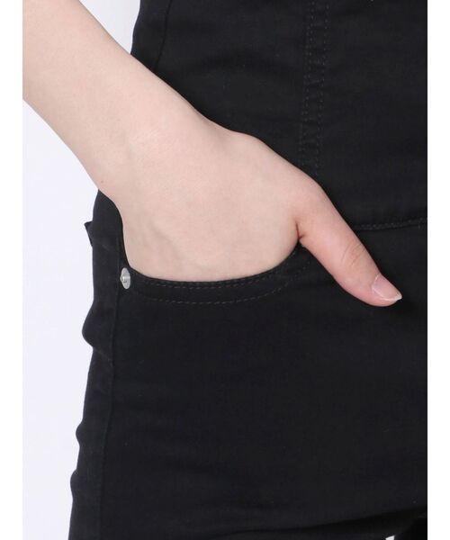 GYDA（ジェイダ）の「ハイウエストボタンカラースキニーパンツ（その他パンツ・レディース・ブラック/ベージュ・SMALL/MEDIUM/X-SMALL）」の7枚目の写真