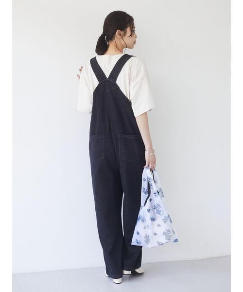 Sugar spoon（シュガースプーン）の「・SUGAR SPOON デニムサロペットパンツ＊（サロペット/オーバーオール・レディース・ブラック/インディゴブルー/ライトインディゴブルー・FREE）」の11枚目の写真