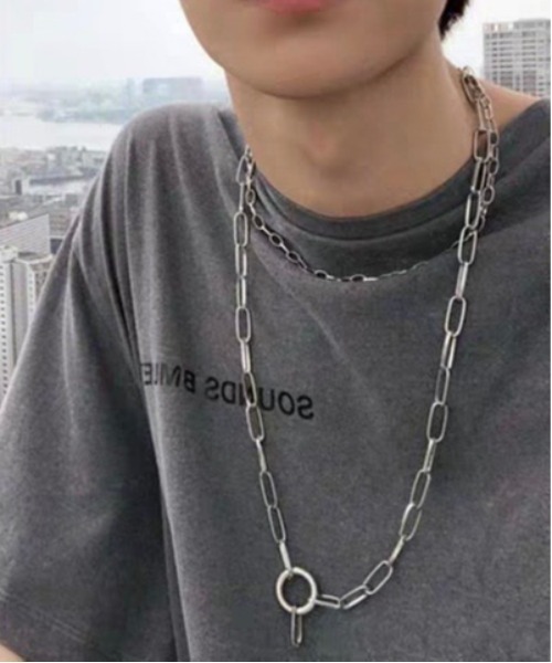 SILVER BULLET（シルバーバレット）の「『SBLT』ユニセックス 多デザインネックレス（ネックレス・レディース・その他9/その他20/その他5/その他2/その他6/その他16/その他12/その他26/その他30/その他32/A/B/C/D/その他3/その他14/E/その他22/その他8/P/その他7/その他24/その他11/S/その他25/Y/シルバー系その他4/Q/シルバー系その他7/ゴールド系その他・FREE）」の8枚目の写真