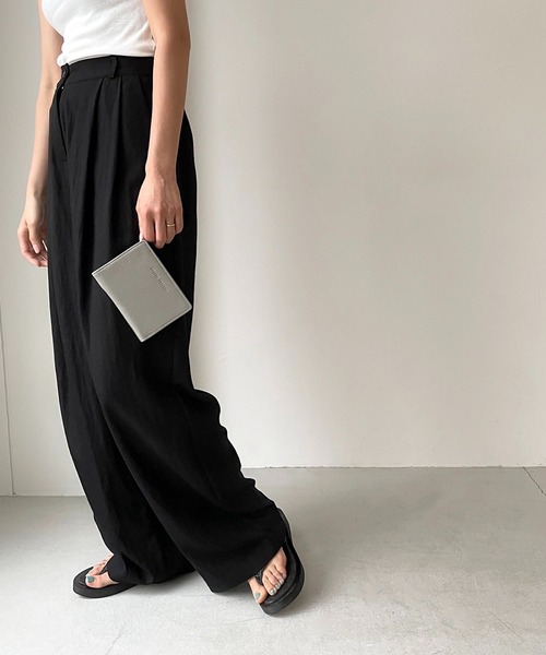 CANAL JEAN（キャナルジーン）の「STATUS ANXIETY(ステータスアングザエティー) "INSURGENCY"ミニウォレット（財布・レディース・ライトグレー/ブラック/タン/カーキ・ONE SIZE）」の6枚目の写真