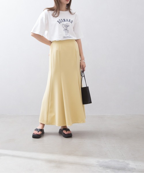 SpRay(スプレイ)の「アソートカレッジ Tシャツ(Tシャツ/カットソー・レディース・オフホワイト/アイボリー/スミクロ・FREE)」の8枚目の写真