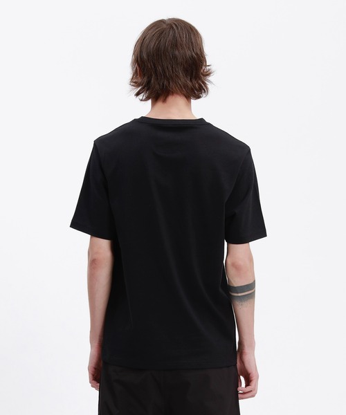 HIPANDA(ハイパンダ)の「HIPANDA ハイパンダ メンズ ゴールドペイントワーク プリント 半袖Tシャツ(Tシャツ/カットソー・メンズ・ブラック/ホワイト・LARGE/X-LARGE/MEDIUM/SMALL/XX-LARGE)」の4枚目の写真