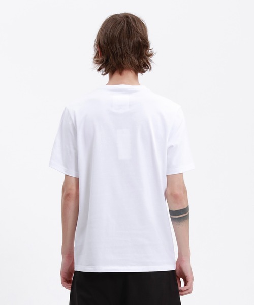 HIPANDA(ハイパンダ)の「HIPANDA ハイパンダ メンズ ゴールドペイントワーク プリント 半袖Tシャツ(Tシャツ/カットソー・メンズ・ブラック/ホワイト・LARGE/X-LARGE/MEDIUM/SMALL/XX-LARGE)」の7枚目の写真