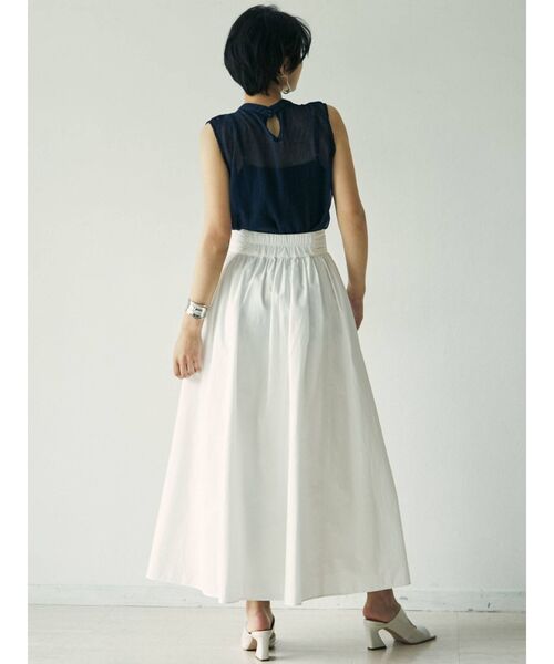 LAGUNAMOON（ラグナムーン）の「シアーワッシャーブラウス（シャツ/ブラウス・レディース・ネイビー/パープル/ベージュ・FREE）」の6枚目の写真