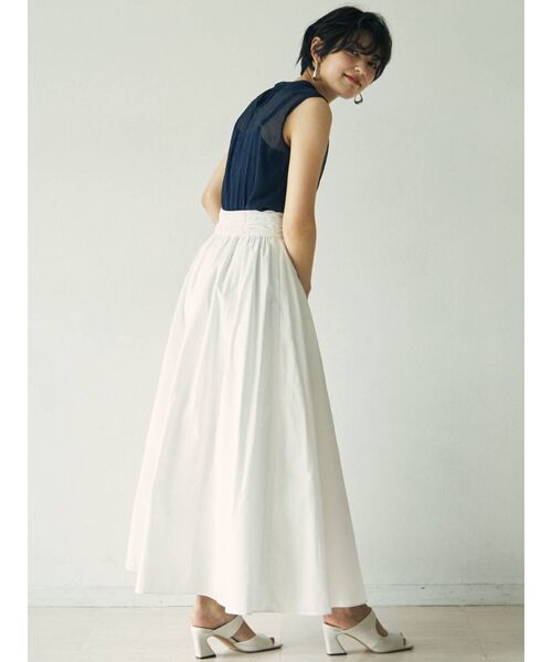 LAGUNAMOON（ラグナムーン）の「シアーワッシャーブラウス（シャツ/ブラウス・レディース・ネイビー/パープル/ベージュ・FREE）」の7枚目の写真