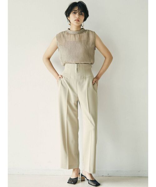 LAGUNAMOON（ラグナムーン）の「シアーワッシャーブラウス（シャツ/ブラウス・レディース・ネイビー/パープル/ベージュ・FREE）」の11枚目の写真