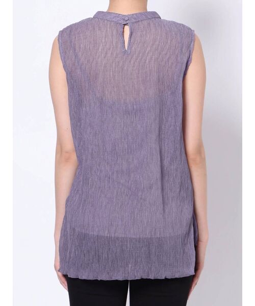 LAGUNAMOON（ラグナムーン）の「シアーワッシャーブラウス（シャツ/ブラウス・レディース・ネイビー/パープル/ベージュ・FREE）」の16枚目の写真