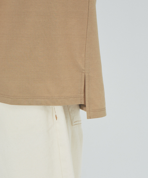 abahouse mavie（アバハウスマヴィ）の「【EC先行販売】ワイド5分袖ロゴTシャツ（Tシャツ/カットソー・レディース・ホワイト/ピンク/ベージュ/チャコールグレー/ボルドー/ホワイト系その他2/ブラック・フリー）」の8枚目の写真