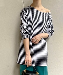 SLOBE IENA | 【LE MINOR/ルミノア】SLOBE別注ボーダーカットソー【洗濯機洗い可】◆(Tシャツ/カットソー)